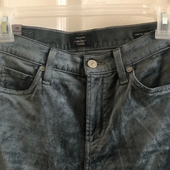 Citizens of Humanity Velvet Harlow Ankle Slim sz25 - Picture 5 of 7